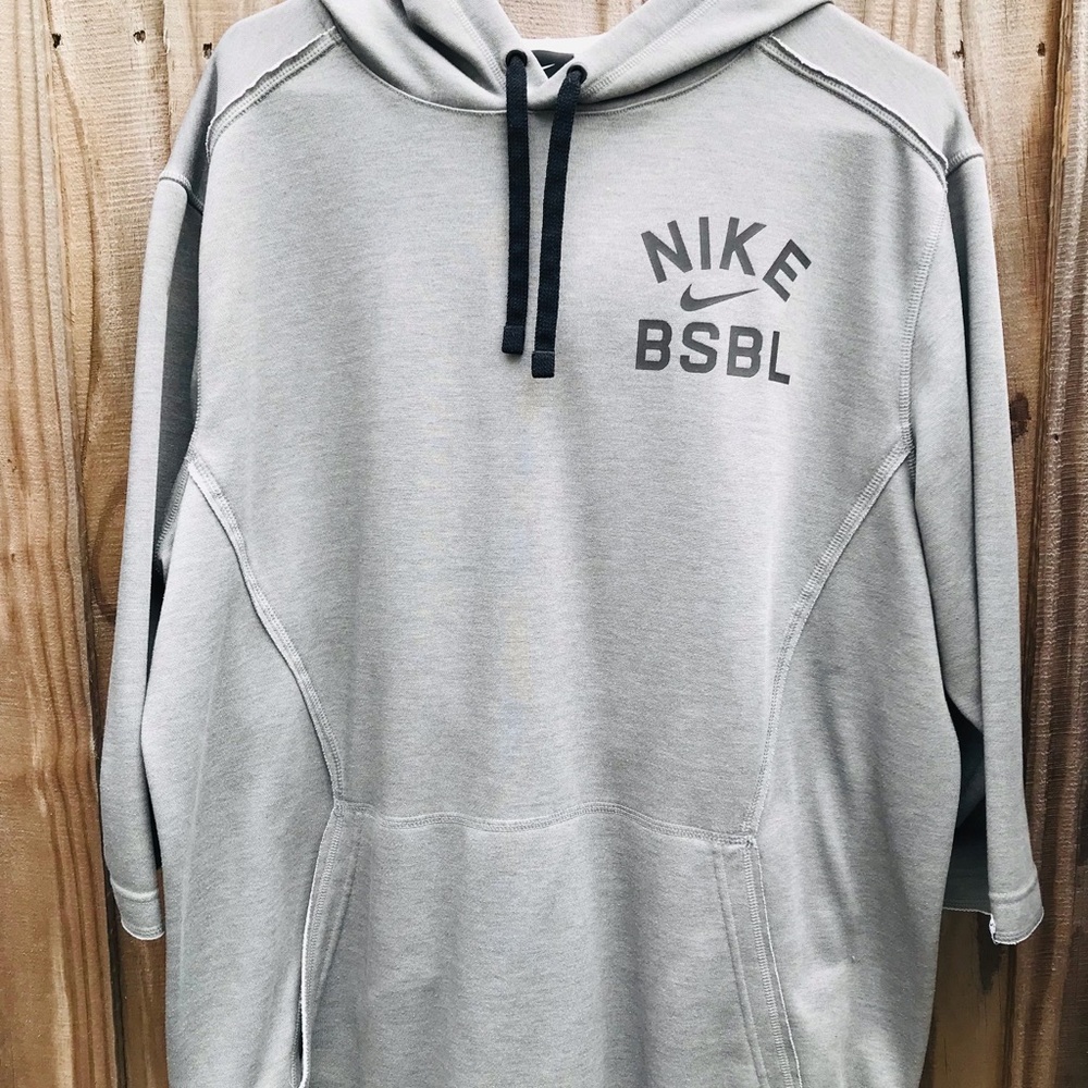 Nike baseball hoodie size large baseball sleeves